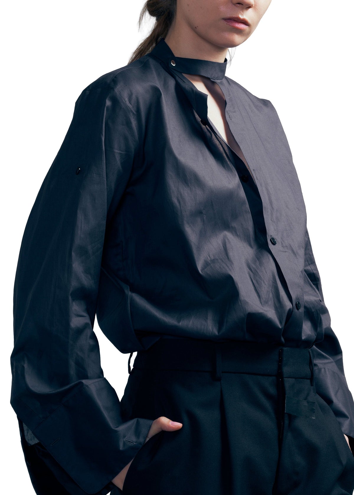 603.1 BIG CUFF MOTO COTTON navy