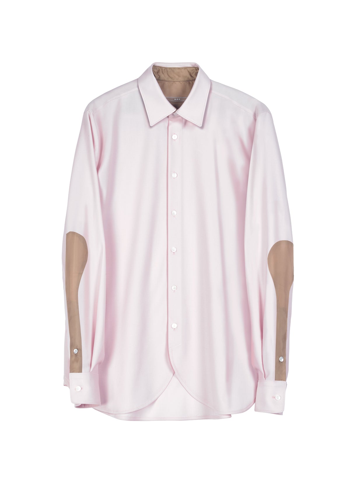 601.1 SHIRT CURVED FRONT WOOL palerose