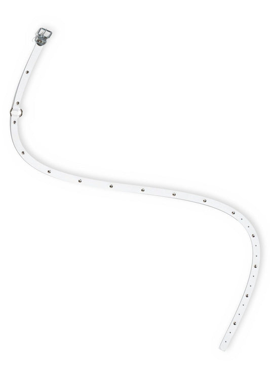 BELT 017 STUD white