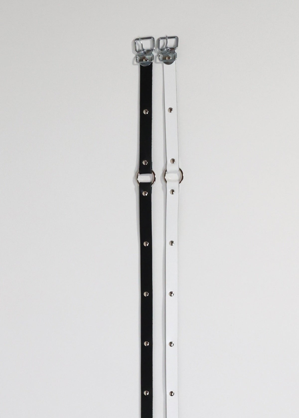 BELT 017 STUD white