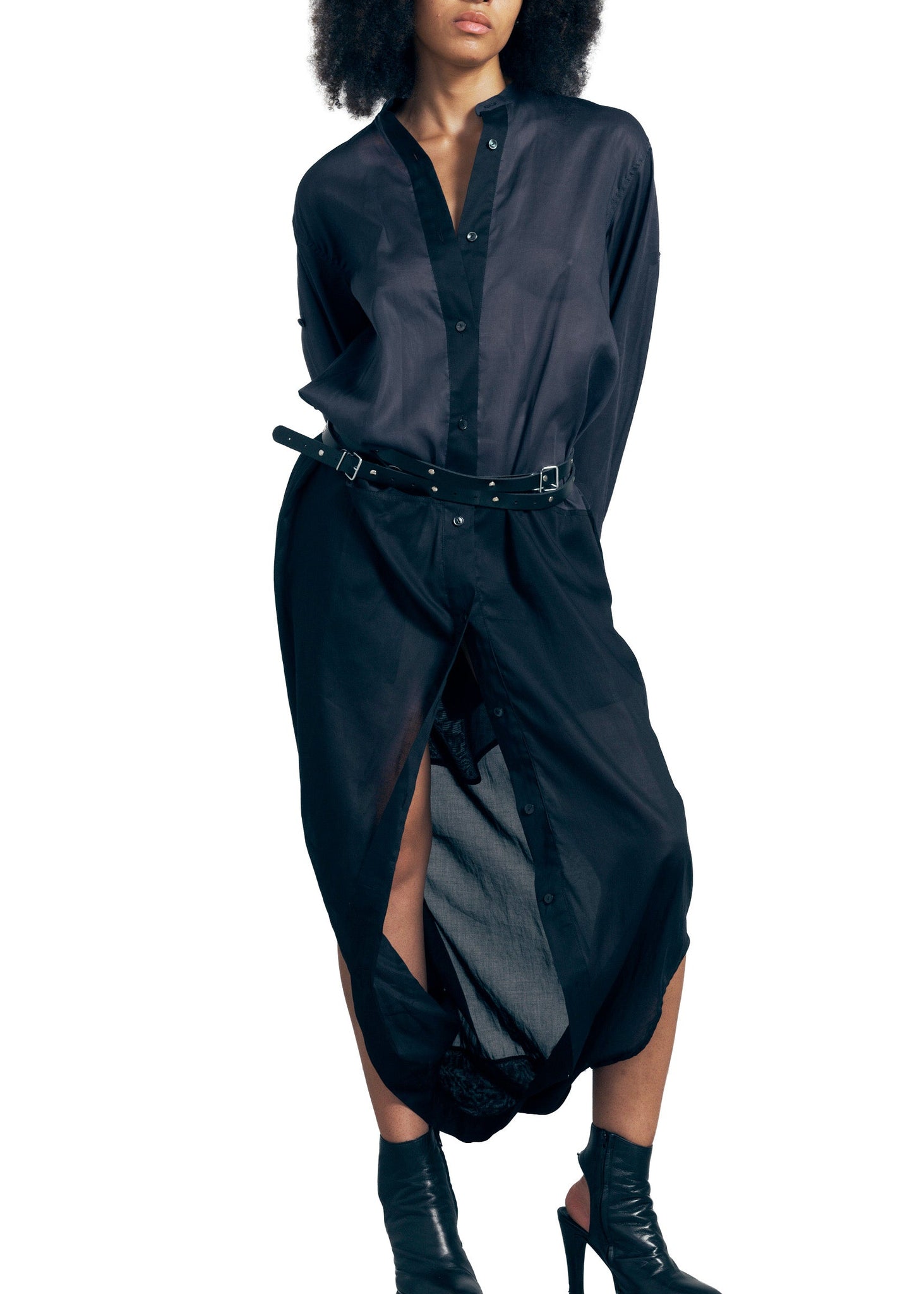 604.1 SHIRT DRESS 3IN1 MOTO COTTON navy/black