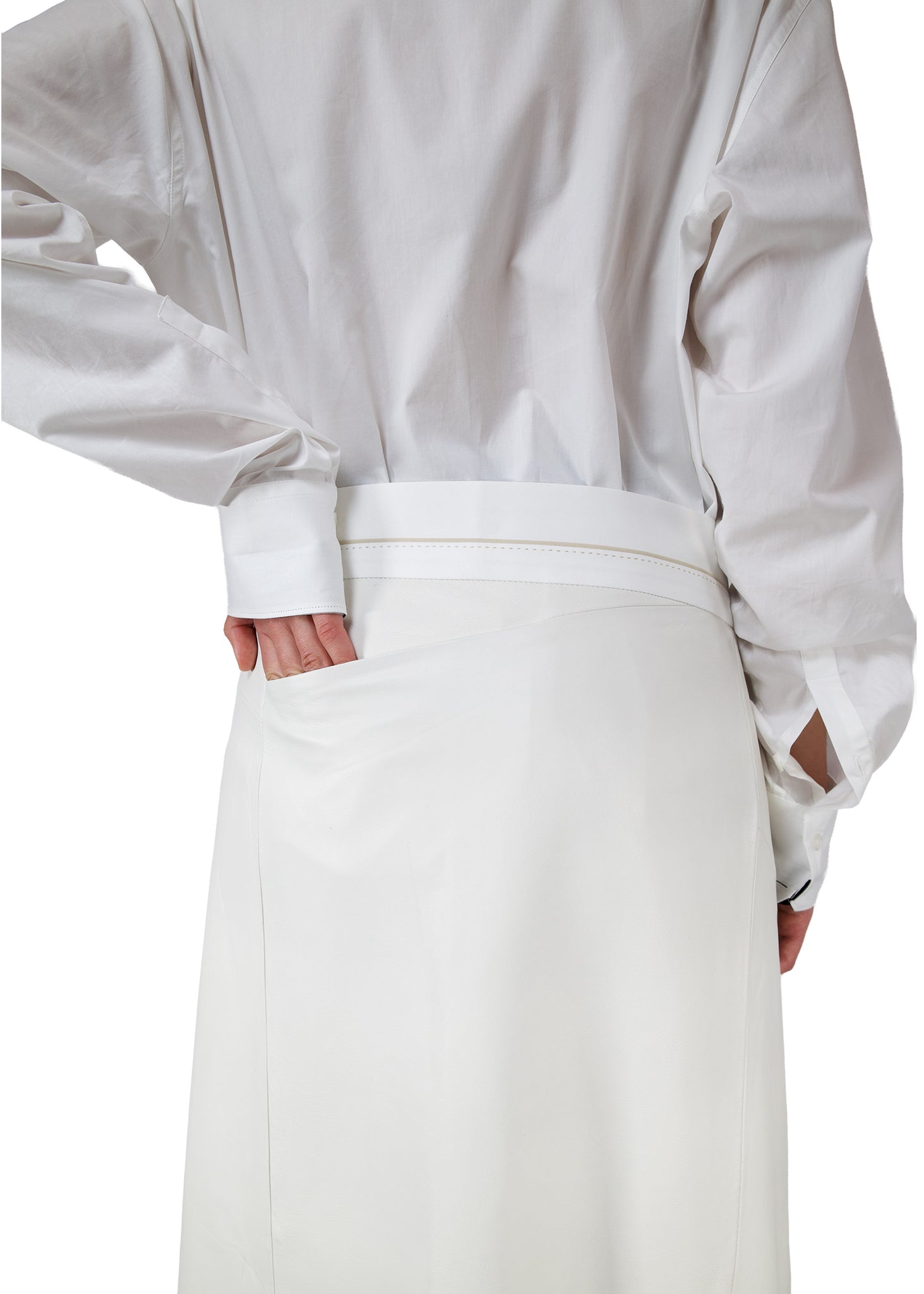 301 SKIRT LEATHER WRAP-AROUND