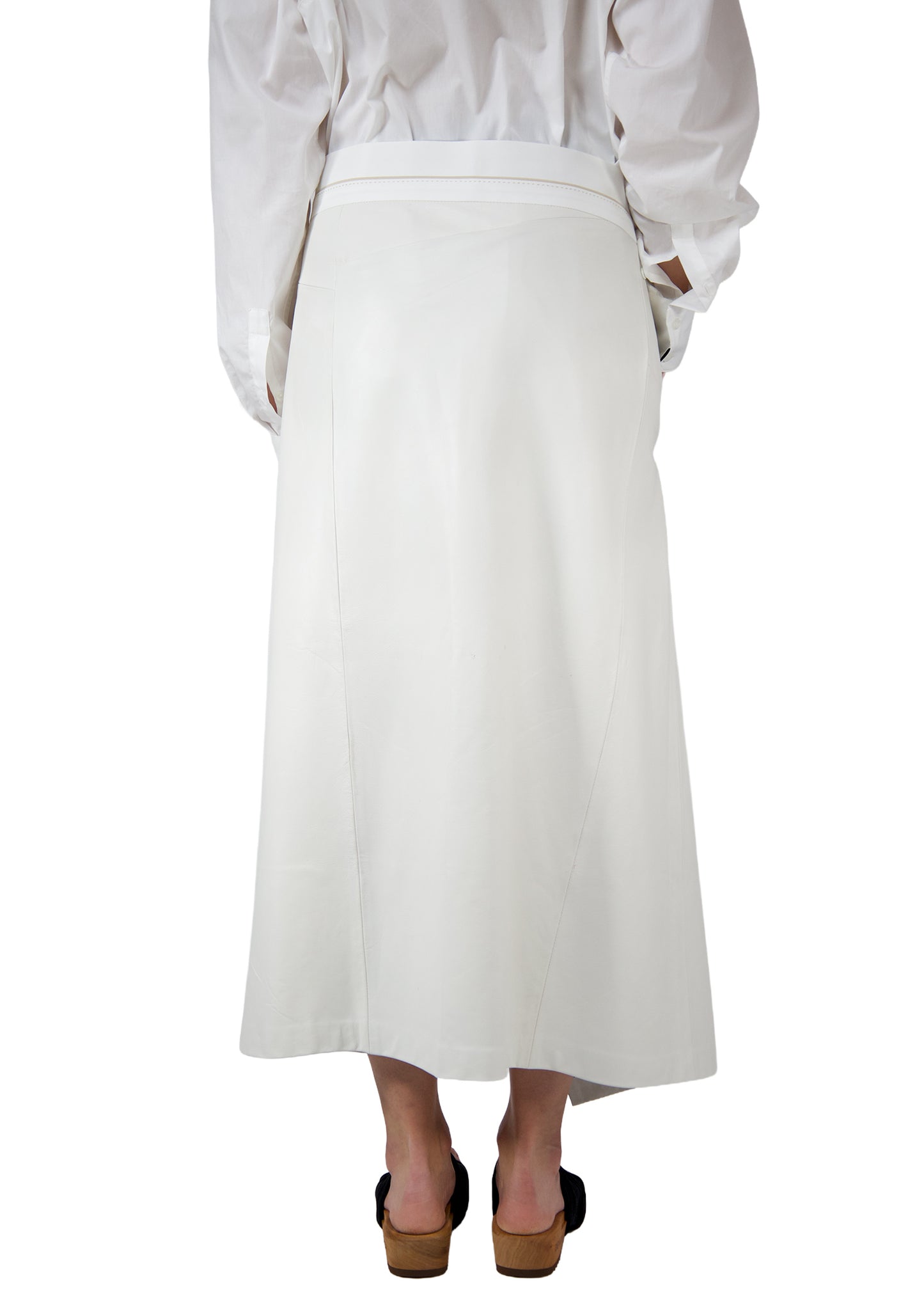 301 SKIRT LEATHER WRAP-AROUND