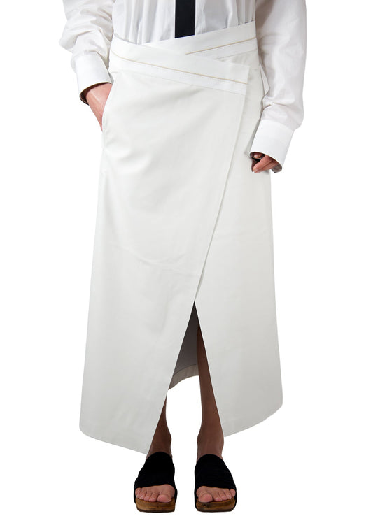 301 SKIRT LEATHER WRAP-AROUND